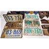 Image 2 : Huge lot of Vintage License plates, Wood Planers, Sift-Chine Container, Drill with case and accessor