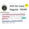 Image 1 : 2021 50¢ - Current Coat of Arms Regular Issue