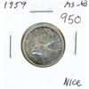 Image 1 : 1959 Canadian Silver 25 Cents. MS-63. Nice.