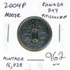 Image 1 : 2004P Canada Day/Citizenship Moose. Mintage of 16,028. Brilliant Uncirculated.