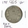 Image 1 : 1911 Silver 50 Cents. First silver 50 cents minted for King George V. Key Date. Mintage of 209,972. 