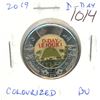 Image 1 : 1944 - 2019 Colourized D-Day Toonie.  From an original Mint roll. BU.