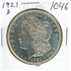 Image 1 : U.S. 1921D Morgan Silver Dollar. Denver Mint. EF-40.