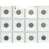 Image 2 : Lot of 12 Canadian George V Silver 10 Cents. Includes 1913, 1917, 1919, 1920, 1921, 1928, 1929, 1930