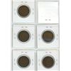 Image 2 : Complete set of World War I Large Cents. Includes 1914, 1915, 1916, 1917 & 1918. Coins grade VG-8 to