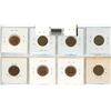 Image 2 : Lot of 8 Canadian Error & Variety Cents. Includes several Hanging Numbers from Die Clashes, Harp, Do