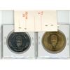 Image 2 : Lot of 2 1963 Regina Medals. Commemorating the 60th Anniversary of Regina as a City. In brass & nick