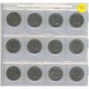 Image 1 : Set of 12 U.S. Kennedy Half Dollars. 1971, 1971D, 1972, 1972D, 1973, 1973D, 1974D, 1976, 1976D, 1981
