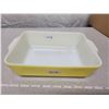 Image 1 : Yellow Pyrex refrigerator dish, no lid