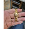Image 2 : Gold-filled bracelet, engraved with “L”, circa 1900