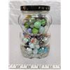Image 2 : Kraft jam jar of marbles