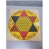 Image 1 : Metal Chinese checker game in original box (no marbles)