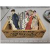 Image 1 : Blue Bird box with paper doll cut-outs