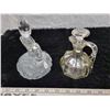 Image 1 : Pressed glass vinegar cruets (2)
