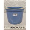 Image 1 : Blue stoneware butter crock 3 lb