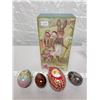 Image 1 : Lot of Easter eggs, and wood Easter theme box