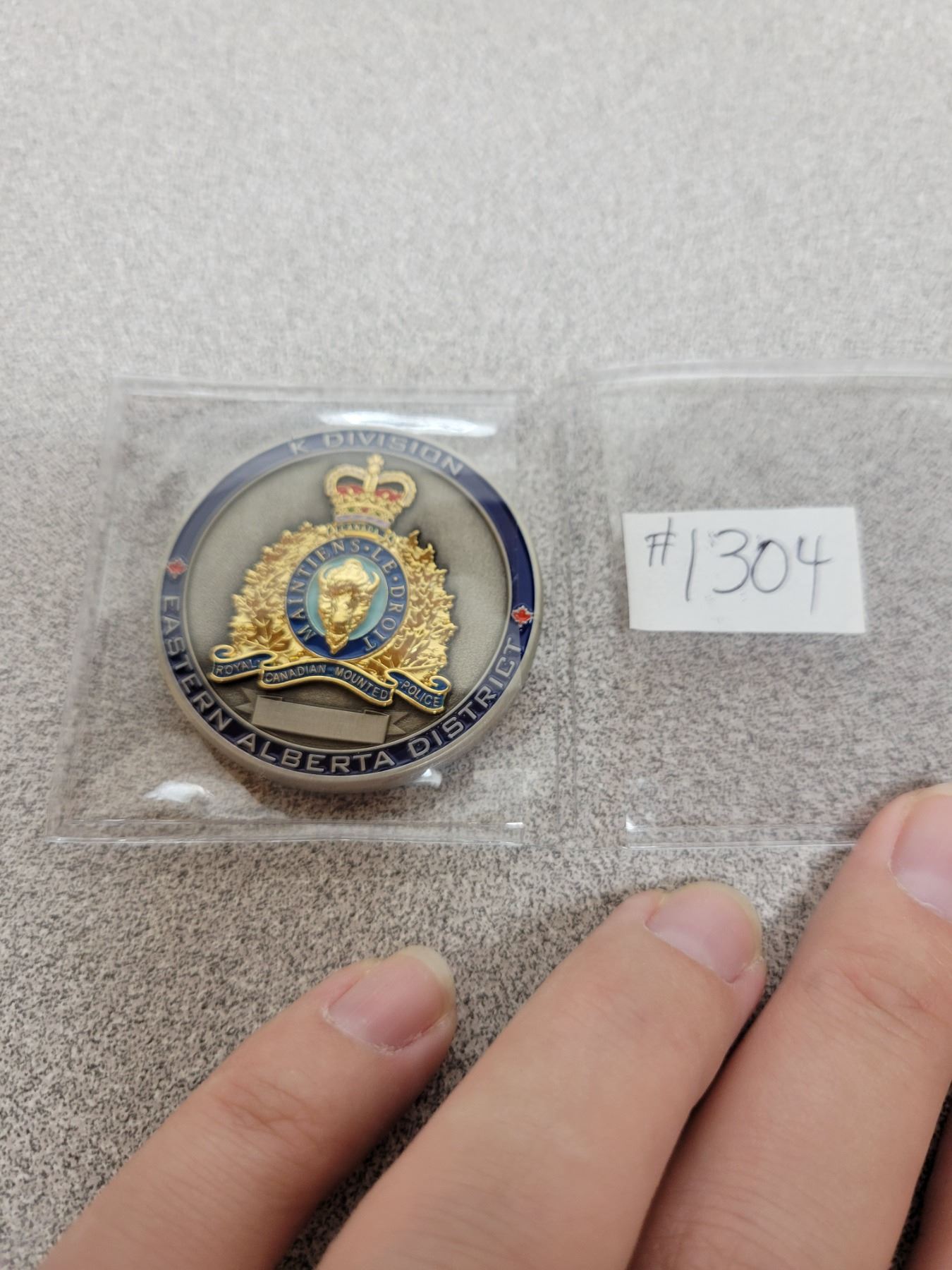 Token, RCMP, K Division/ Lac La Biche- Teamwork is our Strength