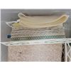 Image 2 : Rubbermaid tub with a selection of machine lace