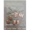 Image 2 : Vintage pink thermoset clip earrings (3 pair)