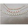 Image 2 : Lot of pink and white Thermoset necklaces