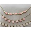 Image 3 : Lot of pink and white Thermoset necklaces