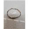 Image 1 : Sterling silver bracelet with cat eye stones, 7.97 grams