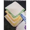 Image 4 : Lot of hand trimmed cotton hankies