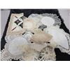 Image 1 : Lot of vintage doilies with cloth centres (11)