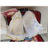 Image 2 : Small suitcase of handwork projects, embroidery book and cotton
