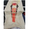 Image 2 : Needlework on linen Egyptian style wall hanging, unfinished