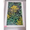 Image 1 : Print, “Monarch Butterflies and Goldenrod” by George McLean, 78/395