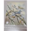Image 1 : Lithograph, “Autumn Blue Jays” by R. Heartman, No. BIL258A, 1993