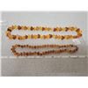 Image 1 : Pressed amber necklaces (2)
