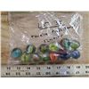 Image 1 : 12 traditional shooter marbles