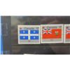 Image 4 : 12 - canada stamps with Provincial and Territorial flag.