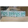 Image 1 : 1968 sask farm license plate