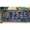 Image 3 : 1973 alberta license plates