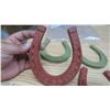Image 3 : vintage branded rubber horse shoes, red & green