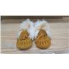 Image 1 : pair of baby moccasins