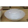 Image 3 : 1 large clay bowl 11", white flower bowl