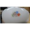 Image 4 : 1 large clay bowl 11", white flower bowl