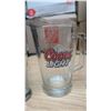 Image 3 : 3 tall beer glasses and a pitcher coors light