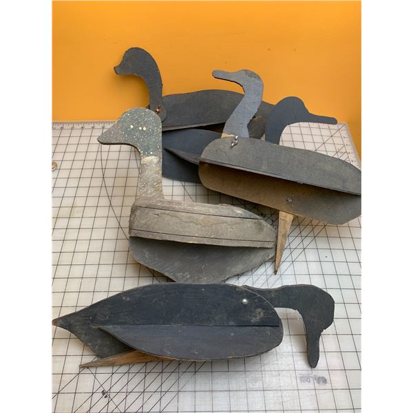 VINTAGE HOMEMADE DUCK DECOYS