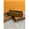 Image 3 : ANTIQUE WOODEN CHEESE BOXES