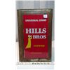 Image 1 : 20 lbs Hills Bro coffee tin 14" tall (no lid)