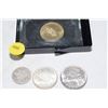 Image 1 : 1902 Canada Quarter, 1965 50cent Coin, 1968 Dollar