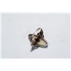 Image 2 : Silver & Amber Ring, size 5.0