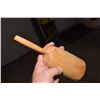 Image 4 : wooden scoop & carved black bear