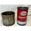 Image 1 : two Imperial Esso tins