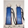 Image 2 : Pair of 5 inch high Resin Painted Gas Pumps